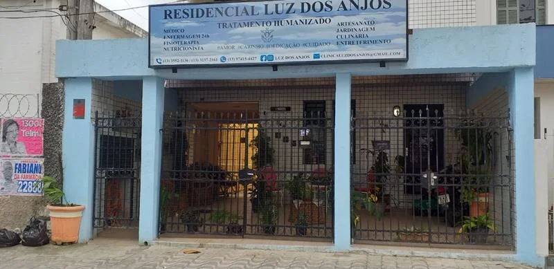 Acomodações confortáveis da casa de repouso
